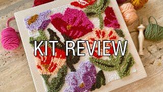 “Wildflowers” Punch Needle/ Rug Hooking Kit Review/ Beginner/ The Urban Acres