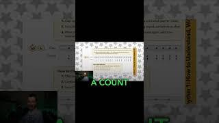 How to Clap and Count Quarter Notes #musictheory