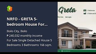 NRFO - GRETA 5-bedroom House For Sale in Savannah, Iloilo