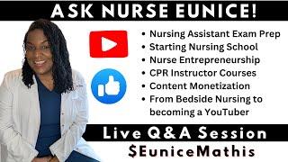 Live Q&A with Nurse Eunice!