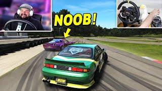 Teaching a NOOB how to drift in Assetto Corsa