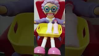Putting of Sour powder in Grannys plate