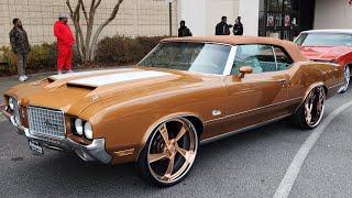 Oldsmobile Cutlass 442 vert on mtw wheels was well done