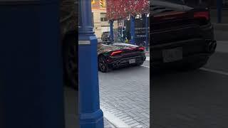 Lamborghini Huracan on the streets of Downtown Toronto!  #lamborghini #automobile #huracan #cartok