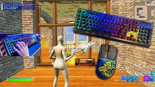 Unboxing Razer x Fortnite Gaming Peripherals + Fortnite Keyboard & Mouse Gameplay 