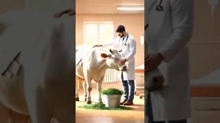 Cow need help doctor's rescued a exidant cow #animals #cow #pets #humanity #yt #shortvideo #shorts