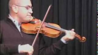 Ali Bello Performs a Latin Style Violin Solo of Besame Mucho