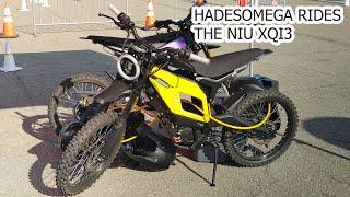 HadesOmega Rides the NIU XQI3