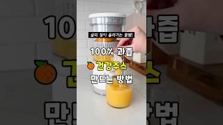 과즙 팡팡 생과일주스 만들기