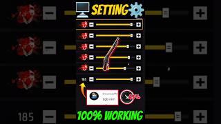 Free Fire Headshot setting 2025  Best Sensitivity Settings ️| Sensitivity + Hud Settings Free Fire