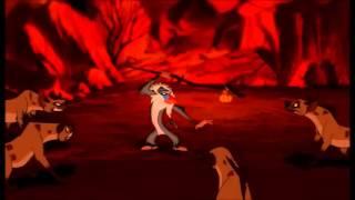 Rafiki's martial arts scene from The Lion King (1994)