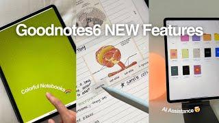 NEW Goodnotes6 Features (A.I. Handwriting )