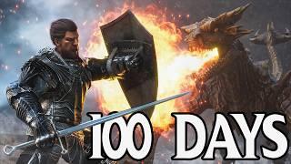 I survived 100 Days In Ark With Dragons!