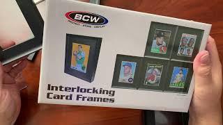 BCW Interlocking card frame review