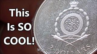 This Coin has NEXT LEVEL Detail on A Silver Coin - BitCoin in SILVER!