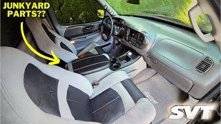 The Interior Ford SHOULD Have Put In the SVT Lightning: INTERIOR TRANSFORMATION!!