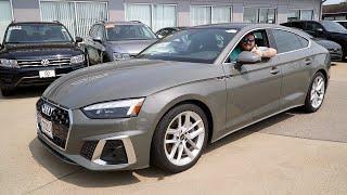 2023 Audi A5 Sportback Premium Plus Chronos Gray | Video Tour with Aiden