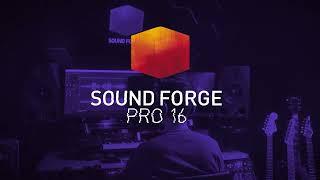 MAGIX SOUND FORGE Pro 16 intro