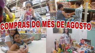 COMPRAS DO MÊS DE AGOSTO / MUITAS PROMOÇÕES E ECONOMIZAMOS MUITO  SURPRESA NO MERCADO 