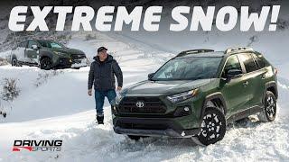 Snow Shootout: 2024 Subaru Crosstrek Wilderness vs Toyota RAV4 TRD Off-Road at -17ºC!