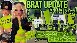 BRAT UPDATE OUT NOW! 10 NEW ITEMS, NEW HAIRS, BRATIFIED RUNWAY, AND MORE | Roblox Dress To Impress