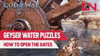 God of War Ragnarok Geyser Water Puzzle Solution - How to Open the River Gates in Svartalfheim