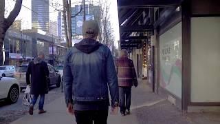 Downtown Vancouver BC Canada - ROBSON Street - Walking in City - Lifestyle/Life