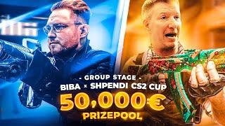 DIE GRUPPENPHASE KRACHT! | BIBA x SHPENDI 50.000€ CS2 Streamer Cup!