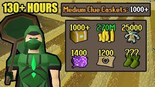 Opening 1,000+ Medium Clue Caskets | UIM Collection Log Completionist (#40) [OSRS]