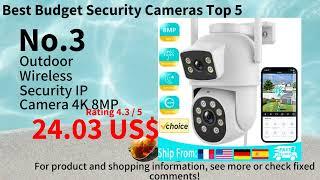 2024 Best Budget Security Cameras Ranking