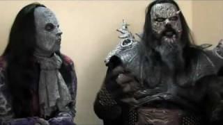 Lordi Interview (Lordi and Awa)