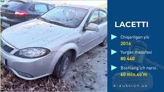 СAPTIVA, LACETTI, NEXIA 3, SPARK, DAMAS, NEXIA mashinalarini e-auksion.uz dan sotib oling!