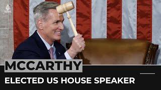 Republican Kevin McCarthy elected US House speaker