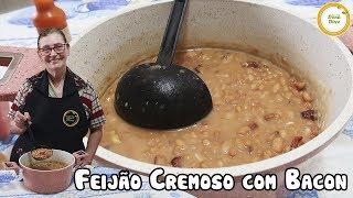 Veja as dicas da DONA DIRCE de como fazer FEIJÃO para o dia a dia | Feijão Cremoso com Bacon #405