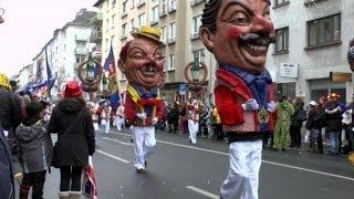 Jeckes Treiben und Konfetti: Hunderttausende feiern Straßenkarneval