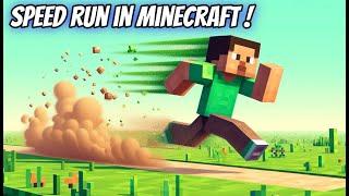 Speed run in Minecraft?