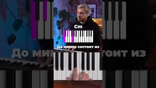Запомни ЭТУ СХЕМУ и ты построишь любой МИНОРНЫЙ аккорд!  #фортепиано