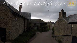 4K LOCAL BUS RIDE FROM NEWQUAY AIRPORT TO CITY IN CORNWALL, UNITED KINGDOM