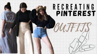 RECREATING PINTEREST OUTFITS | Pinterest LOOKBOOK 2020