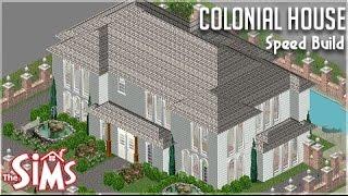 COLONIAL MANSION // The Sims 1: House Build - #DesignandDecorate