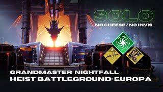 Solo Grandmaster Nightfall "Heist Battleground: Europa" - Threadlings Strand Warlock - Destiny 2