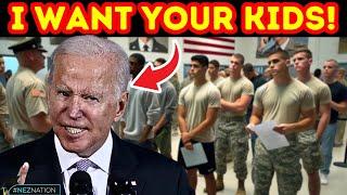 BREAKING: Biden to DRAFT Americans into Forever War! House Passes Military Defense Bill