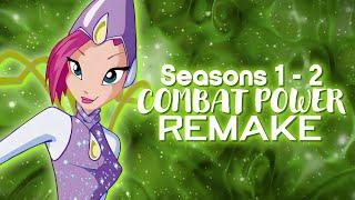 Winx Club Seasons 1 to 2 | COMBAT POWER Theme (English & Instrumental REMAKE)