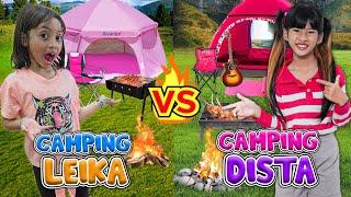 DISTA VS LEIKA CAMPING DI TENGAH HUTAN!! SAMPE MASAK MAKANAN GOSONG #viralvideo #trending