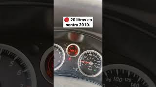 CUANTOS KM NOS  RECORRIO  EL SENTRA 2020 B16  CON 20 LITROS