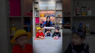 Children grab snacks#Short #Officer Rabbit #angel