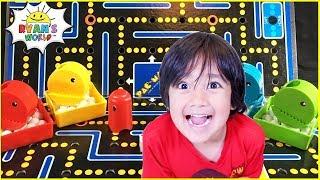 Pac Man Board Game  with Ryan's World!!!