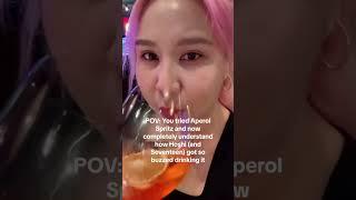 #POV you tried the #aperolspritz #seventeen drank during #nanatour  #hoshi #svt #carat #drunk #ttt