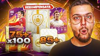 PACZKI Z IKONĄ JAKO REKOMPENSATA! PACZKI 100x75+! PICKI 85+ NA TRACKSTARS!!! EA FC 25 Ultimate Team