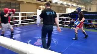 Чемпионат Украины по кикбоксингу ВТКА Май 2021 первый раунд